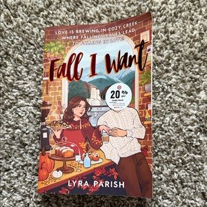 Fall I Want by Lyra Parish - Autumn Illustration Paperback - Red & Brown Cover